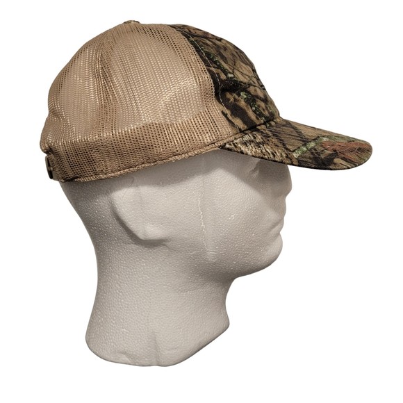 Port Authority Cyncon Unisex Brown‎ Black Camo Adjustable Snapback Trucker Cap - Picture 5 of 7